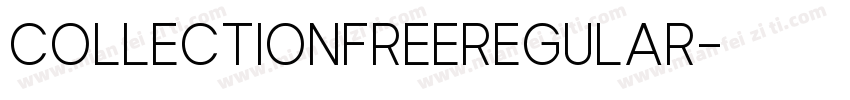 CollectionFreeRegular字体转换