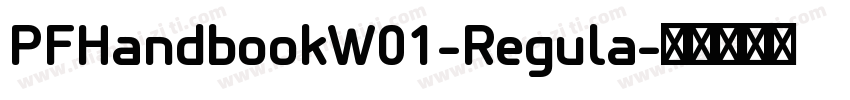 PFHandbookW01-Regula字体转换