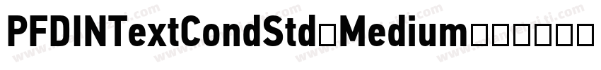 PFDINTextCondStd-Medium字体转换
