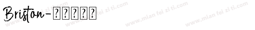 Briston字体转换