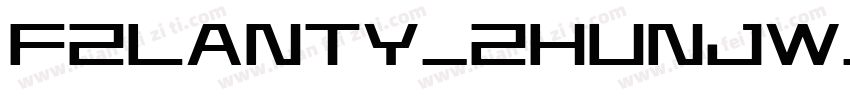 FZLANTY_ZHUNJW_GB1字体转换