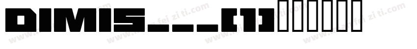 DIMIS___(1)字体转换