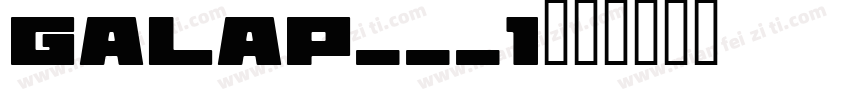 GALAP___1字体转换