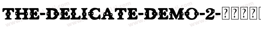 The-Delicate-DEMO-2字体转换