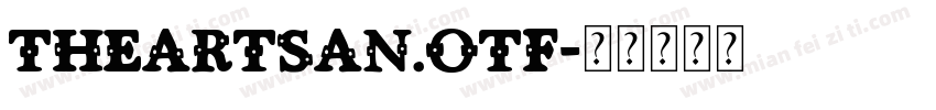 theartsan.otf字体转换