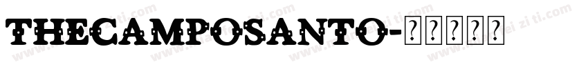 thecamposanto字体转换