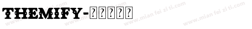 themify字体转换