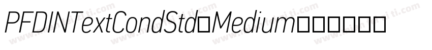 PFDINTextCondStd-Medium字体转换