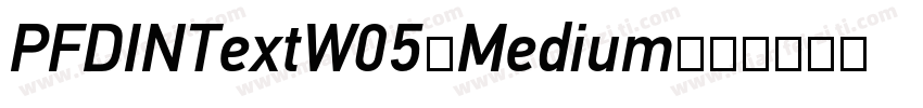 PFDINTextW05-Medium字体转换