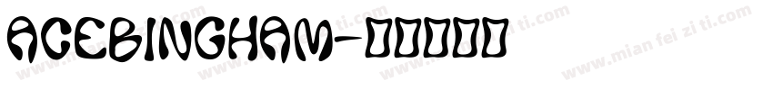 acebingham字体转换