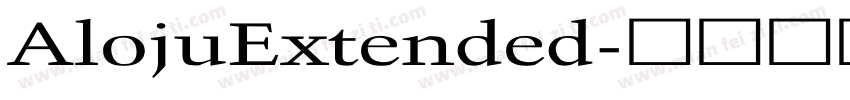 AlojuExtended字体转换