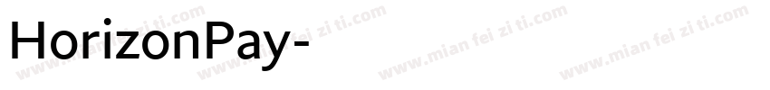 HorizonPay字体转换