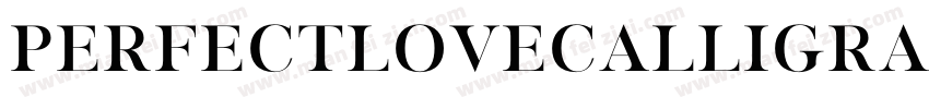 PerfectLoveCalligraphy字体转换