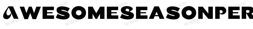 AwesomeSeasonPersona字体转换