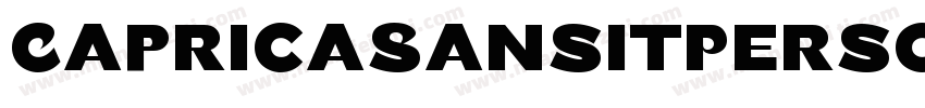 CapricaSansItPersona字体转换