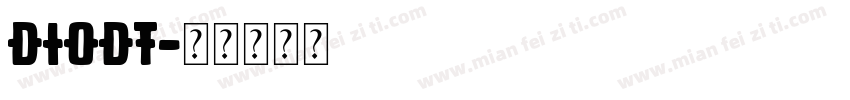 diodt字体转换