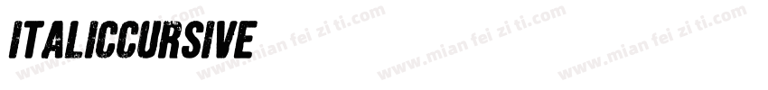 italiccursive字体转换