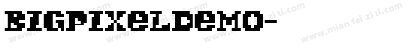 BigPixelDemo字体转换