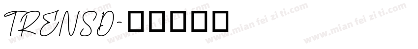TRENSD字体转换