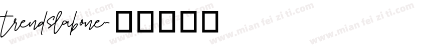 trendslabone字体转换