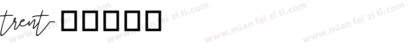 trent字体转换