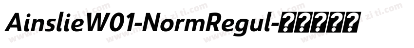 AinslieW01-NormRegul字体转换