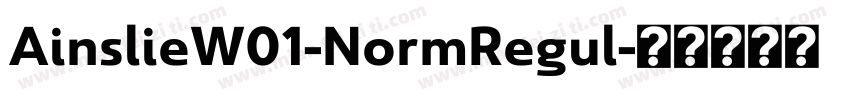 AinslieW01-NormRegul字体转换