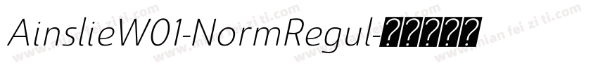 AinslieW01-NormRegul字体转换