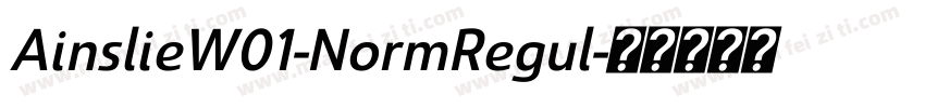 AinslieW01-NormRegul字体转换