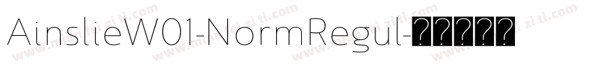 AinslieW01-NormRegul字体转换
