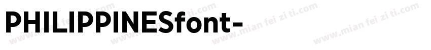 PHILIPPINESfont字体转换