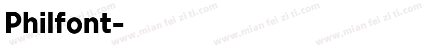 Philfont字体转换