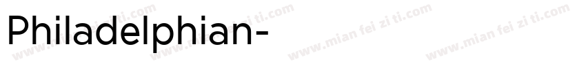 Philadelphian字体转换
