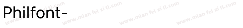 Philfont字体转换