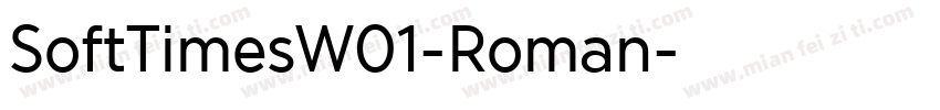 SoftTimesW01-Roman字体转换