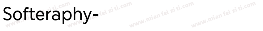 Softeraphy字体转换