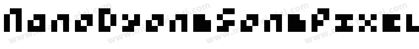 NanoDyongSongPixel字体转换