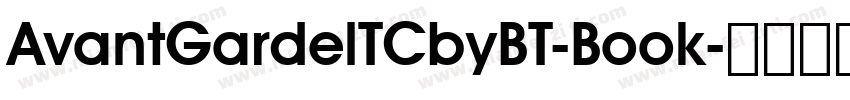 AvantGardelTCbyBT-Book字体转换