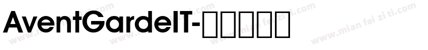 AventGardeIT字体转换