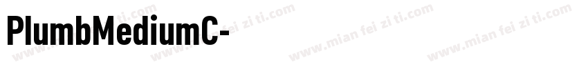 PlumbMediumC字体转换