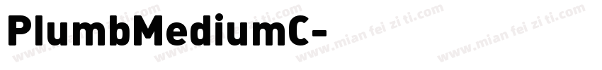 PlumbMediumC字体转换
