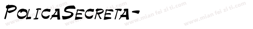 PolicaSecreta字体转换