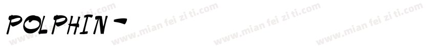 polphin字体转换