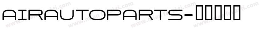 AIRAUTOPARTS字体转换