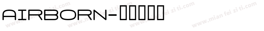 AIRBORN字体转换