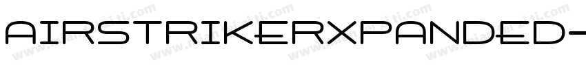 AIRSTRIKERXPANDED字体转换