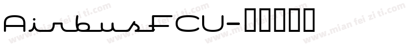 AirbusFCU字体转换