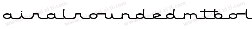 airalroundedmtbold字体转换