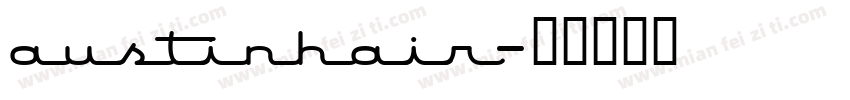 austinhair字体转换