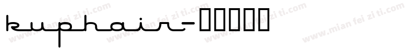 kuphair字体转换